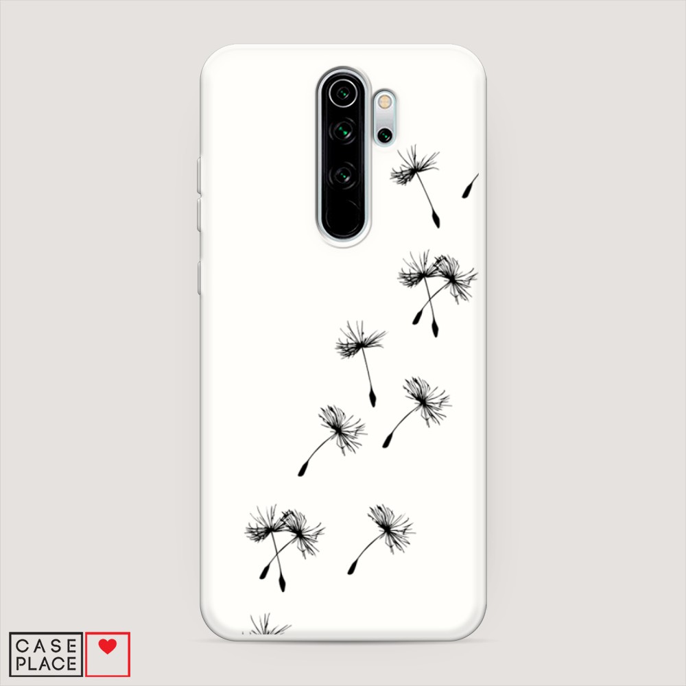 

Матовый силиконовый чехол "Летящие одуванчики" на Xiaomi Redmi Note 8 Pro