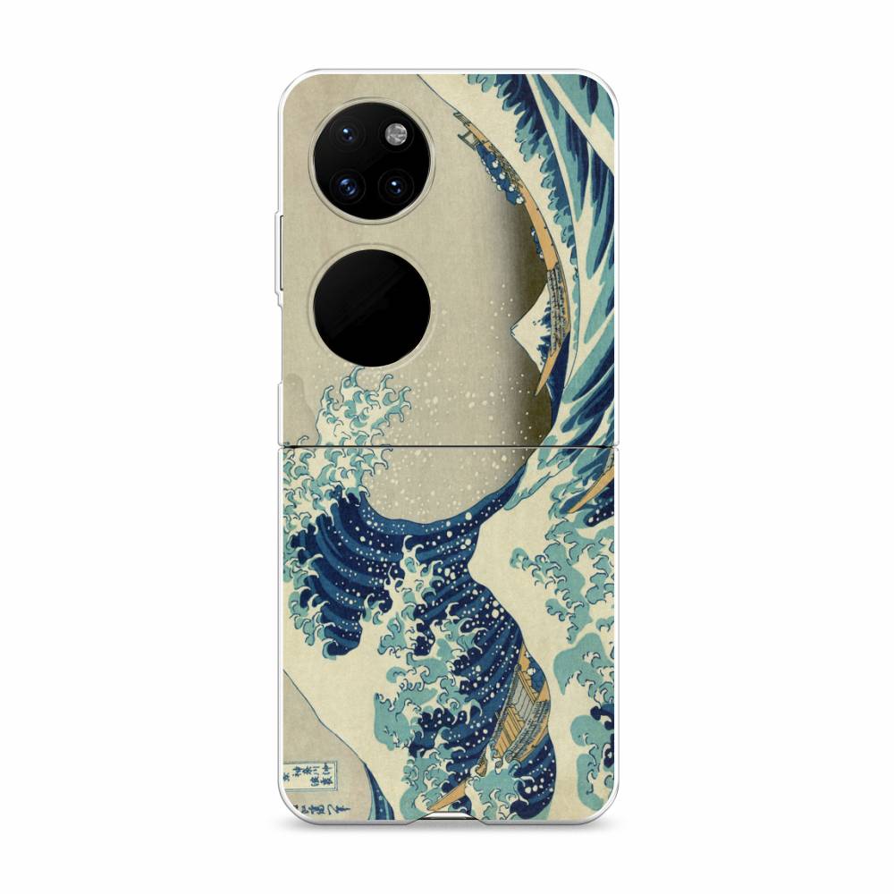 

Чехол Awog "Большая волна в Канагаве" для Huawei P50 pocket, 6107440-7