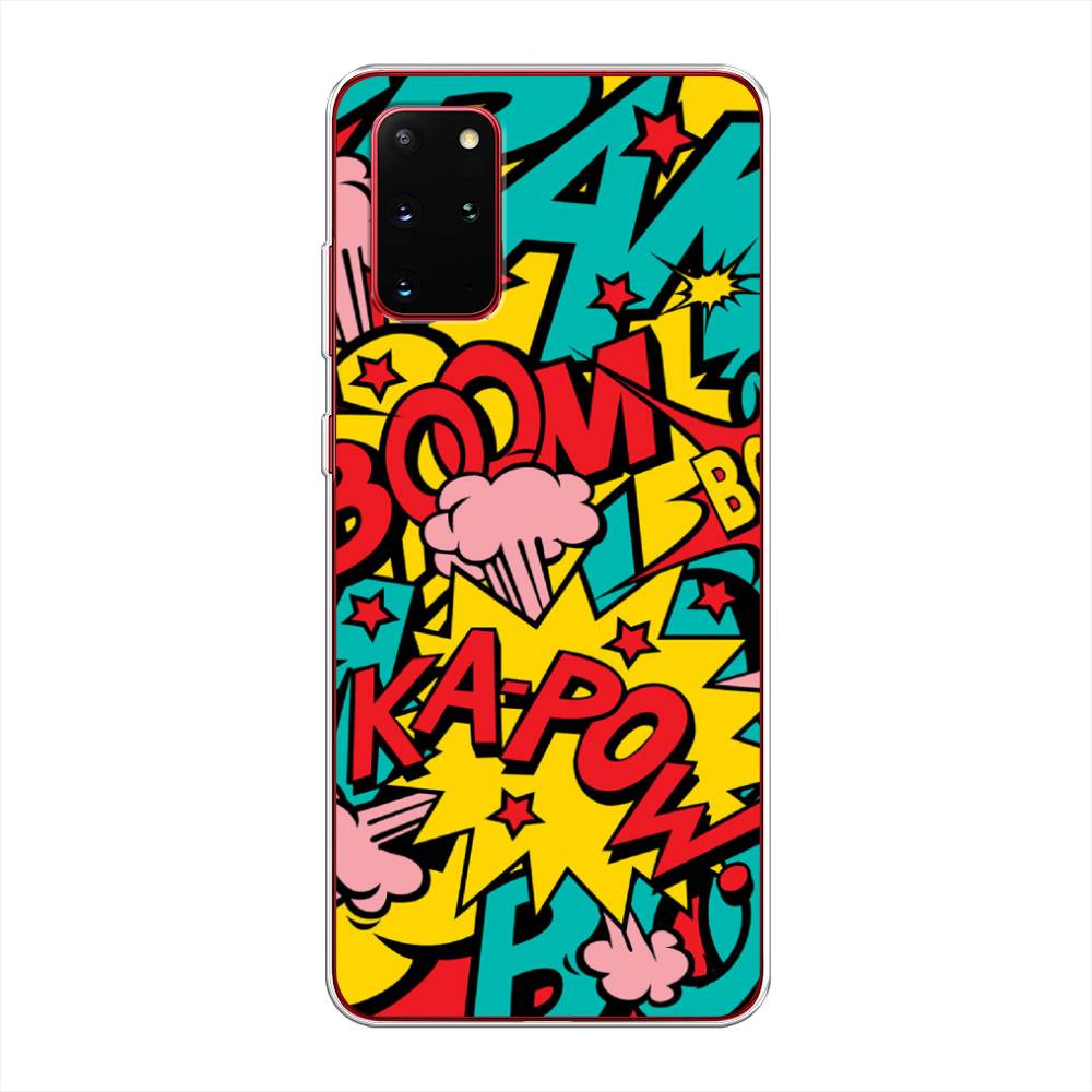 

Чехол Awog на Samsung Galaxy S20 + "Постер pop art", Голубой;желтый;красный, 29350-9