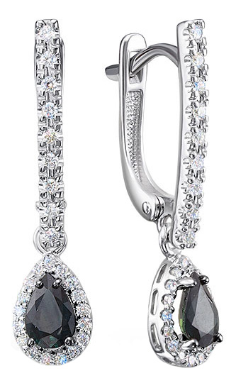 

Серьги из белого золота с бриллиантом Империал S1480-222, S1480-222