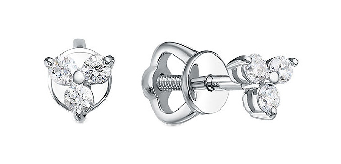 

Серьги из платины с бриллиантом Империал S01948/Pt-420, S01948/Pt-420