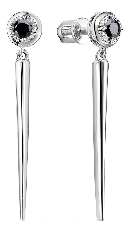 

Серьги из белого золота с бриллиантом Vesna jewelry 41904-259-02-00, 41904-259-02-00