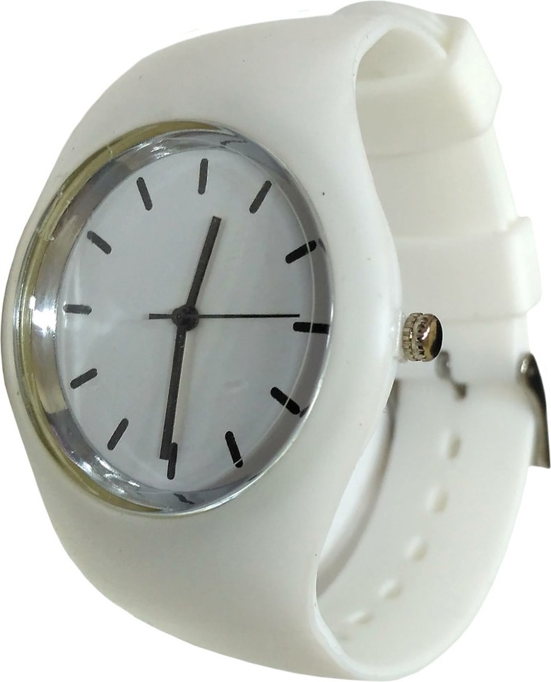 фото D26137-1 часы спортивные кварцевые белый nobrand