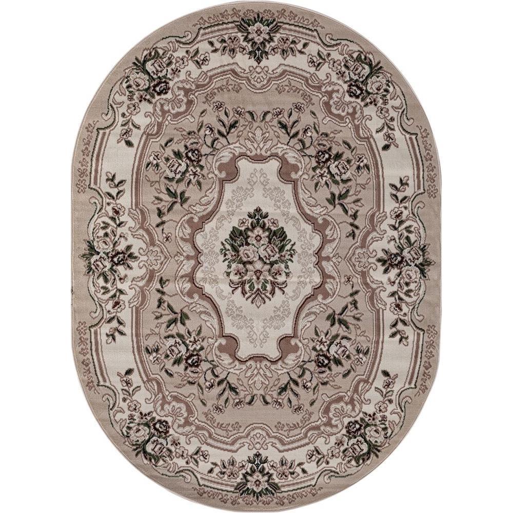 фото Ковер d017 beige овал коллекция gavana 1.80x3.50 merinos