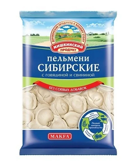 

Пельмени Сибирский продукт Домашние с говядиной и свининой 800 г