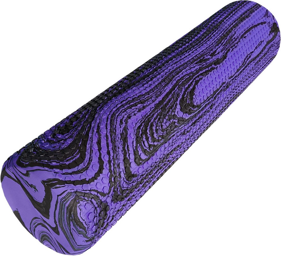 

Ролик для йоги и пилатеса NoBrand RY45 45x15 см, фиолетовый гранит, Синий;черный, RY45