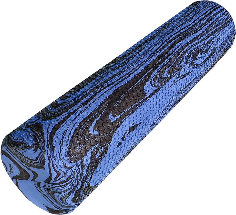 Ролик для йоги и пилатеса NoBrand RY45 45x15 см, синий гранит