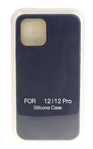 

Hакладка Silicone Cover для iPhone 12/12 Pro, темно-синий (15)