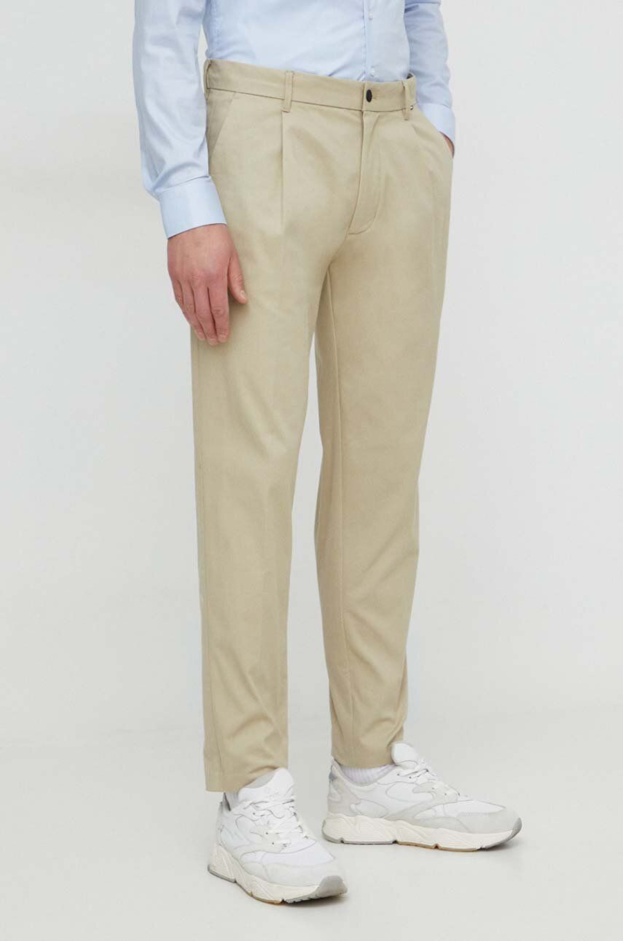 

Брюки мужские Calvin Klein K10K111490 бежевые M, Бежевый, K10K111490