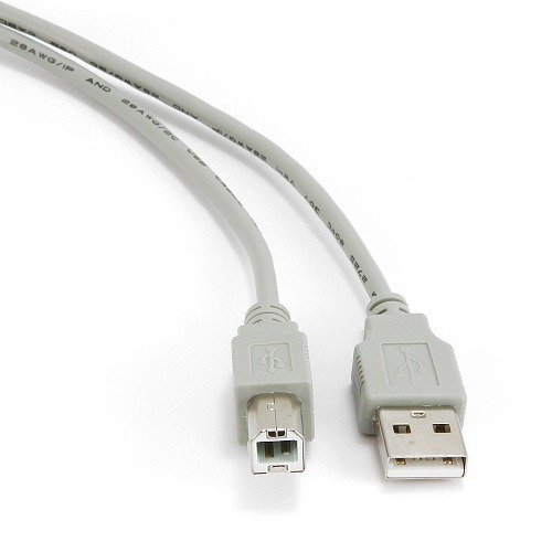 фото Кабель usb 2.0 тип a - b gembird cc-usb2-ambm-15 4.5m