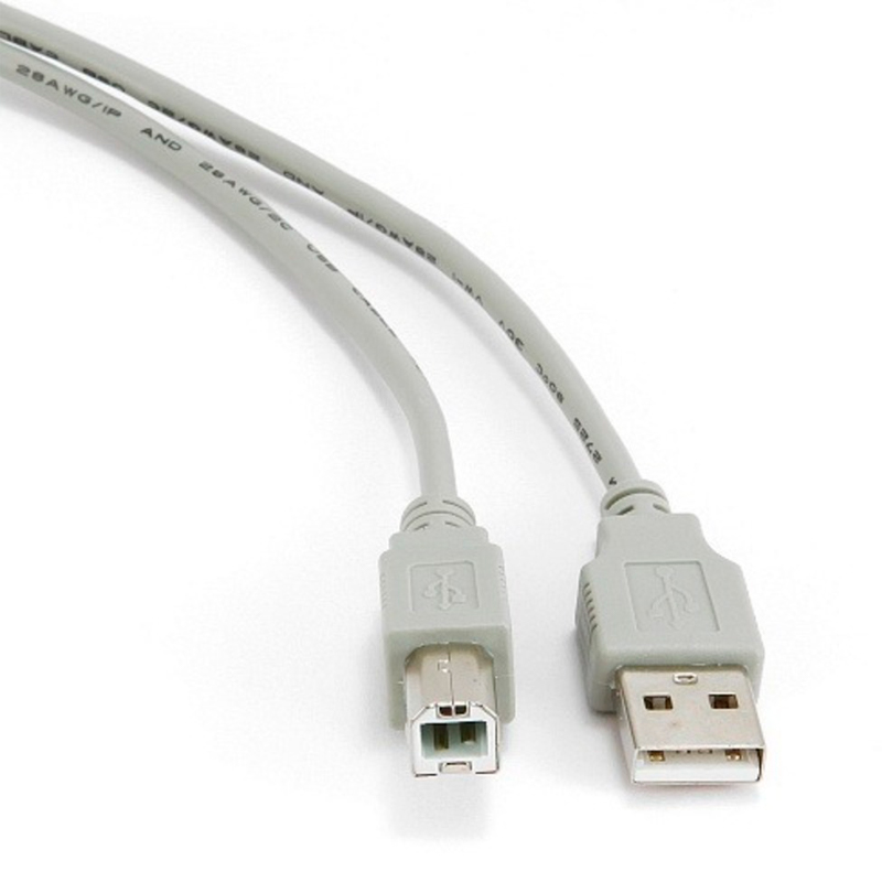 

Кабель Gembird USB A - USB B вилка-вилка 4.5м (CC-USB2-AMBM-15 4.5m) черный