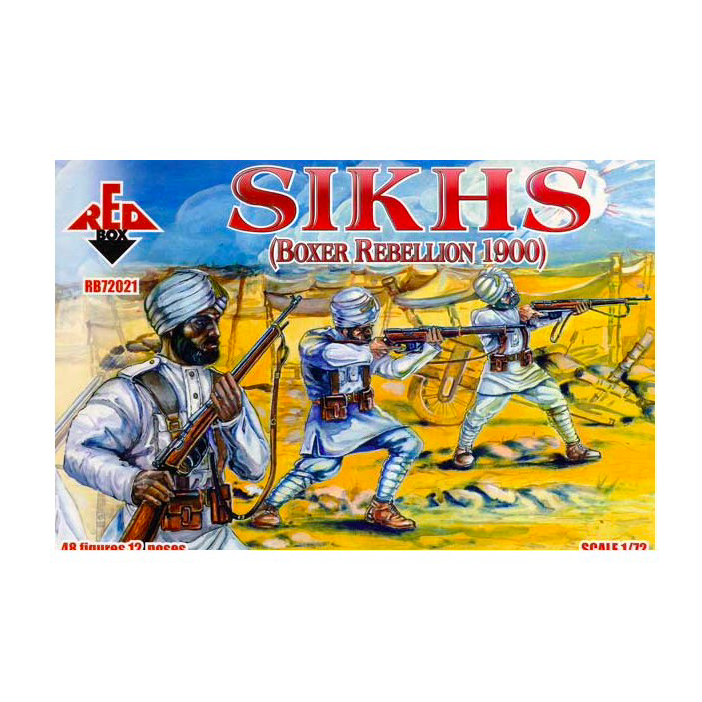 фото Rb72021 фигуры sikhs 1900 boxer rebellion red box