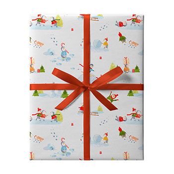 

Упаковочная бумага Paperie Пингвины, Разноцветный
