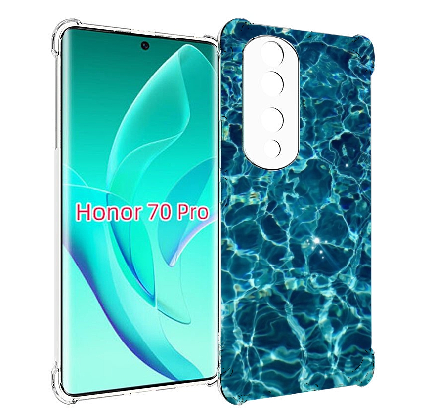 

Чехол MyPads красивая голубая вода для Honor 70 Pro / 70 Pro Plus, Прозрачный, Tocco