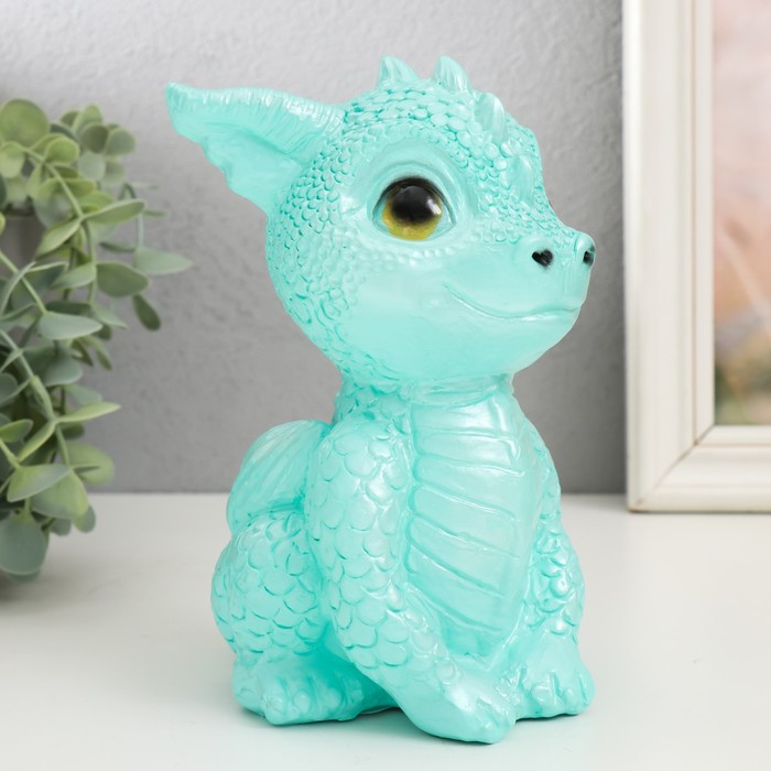 

Копилка "Дракоша" 17,5х11,5х12,5 см, бирюзовый