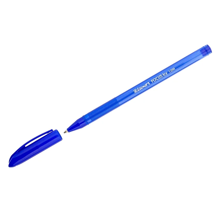 

Ручка шариковая Luxor Focus Icy синяя 50 шт, 207766