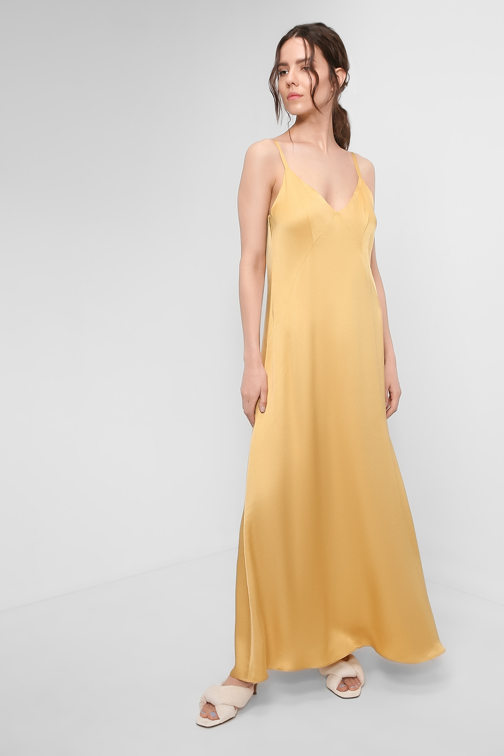 

Платье женское SABRINA SCALA SS22035261-017 бежевое M, Бежевый, SS22035261-017