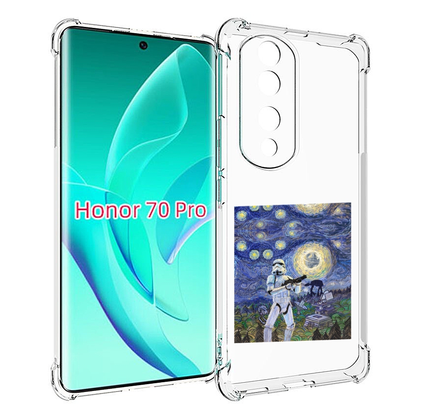 

Чехол MyPads star wars звездная ночь для Honor 70 Pro / 70 Pro Plus, Прозрачный, Tocco