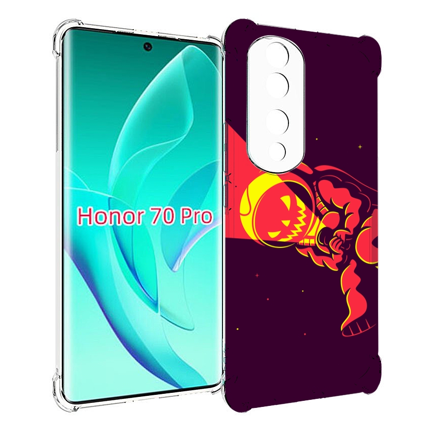 

Чехол MyPads космонавт-в-хеллуин для Honor 70 Pro / 70 Pro Plus, Прозрачный, Tocco
