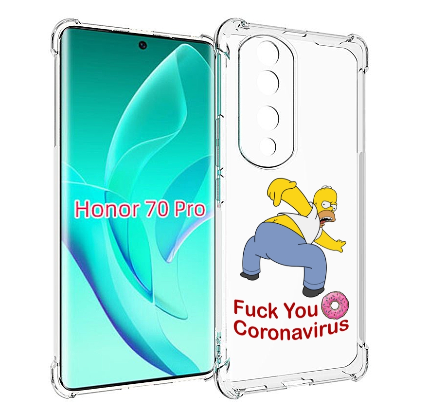 

Чехол MyPads корона-уходи для Honor 70 Pro / 70 Pro Plus, Прозрачный, Tocco