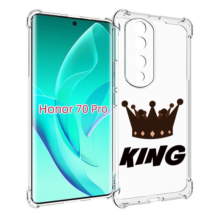 

Чехол MyPads корона-короля-черный для Honor 70 Pro / 70 Pro Plus, Прозрачный, Tocco