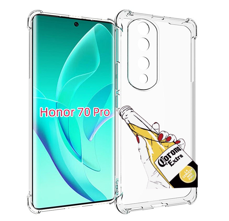 

Чехол MyPads корона екстра для Honor 70 Pro / 70 Pro Plus, Прозрачный, Tocco