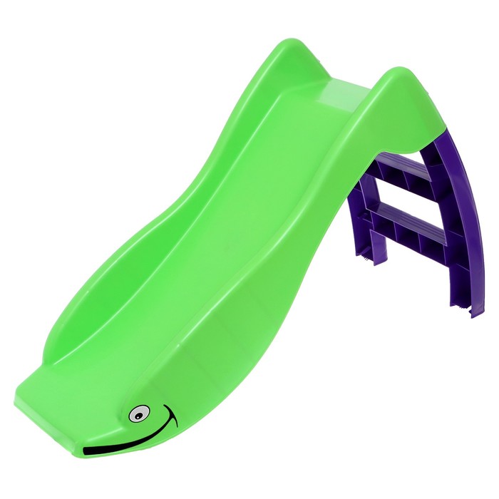 фото Горка «дельфин», цвет зелёно-фиолетовый palplay