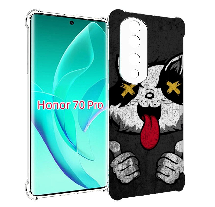 

Чехол MyPads классный зверек для Honor 70 Pro / 70 Pro Plus, Прозрачный, Tocco