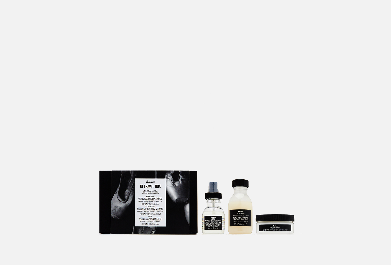 

Набор Davines для абсолютной красоты волос с молочком OI Travel Box, набор