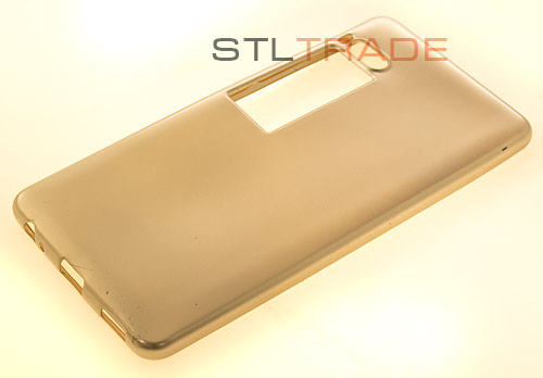 

Силиконовый чехол TPU Case Металлик для Meizu Pro7+ золотой, Золотистый