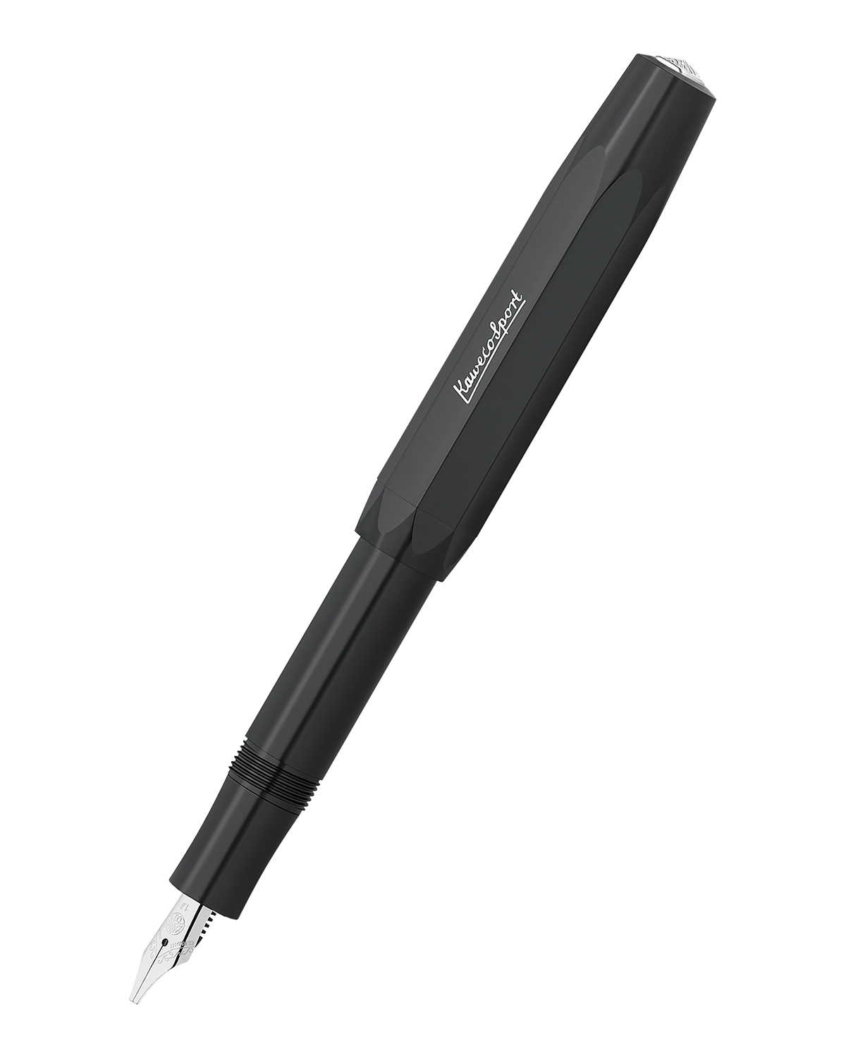 

Перьевая ручка Kaweco Calligraphy чёрная синие чернила 19 мм