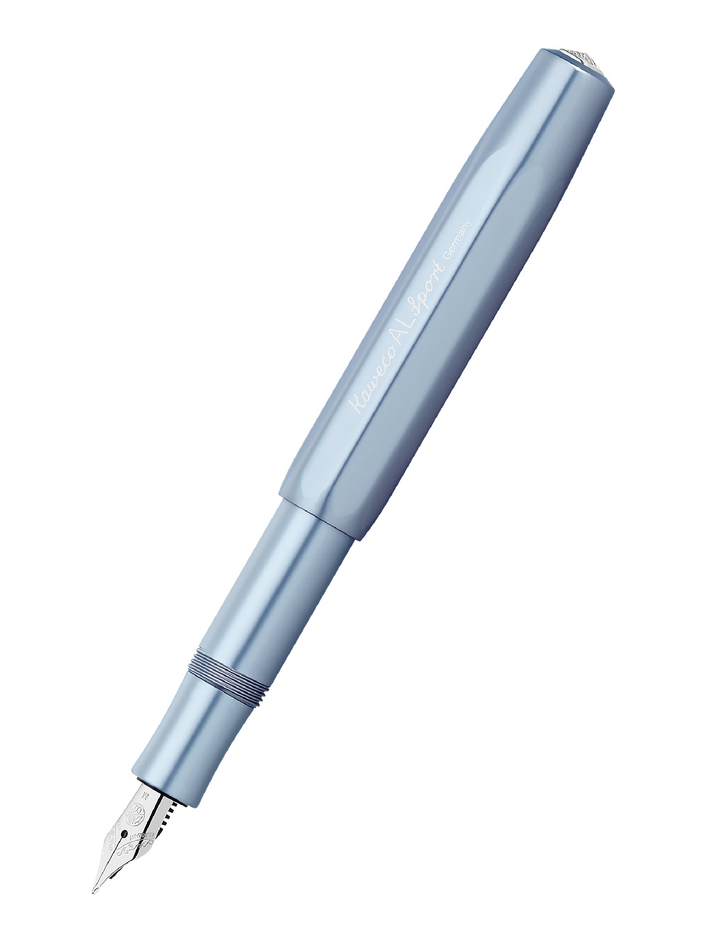 

Ручка перьевая Kaweco "AL Sport", голубая, синие чернила, EF 0,5 мм