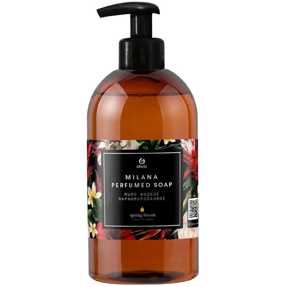 Жидкое мыло для рук GRASS Milana Perfumed Spring Bloom 300 мл с цветочным ароматом grass milana oud rood мыло жидкое парфюмированное 300 0
