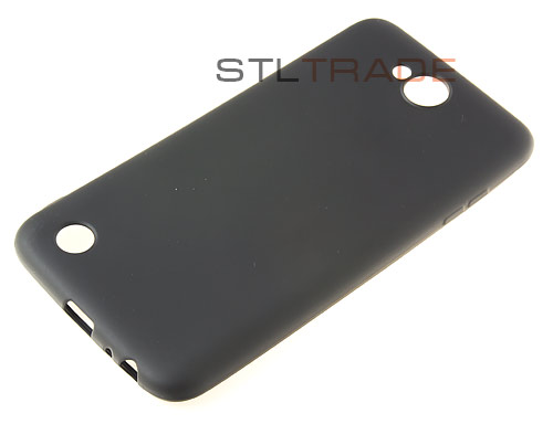 

Силиконовый чехол TPU Case Металлик для LG K10 Power черный
