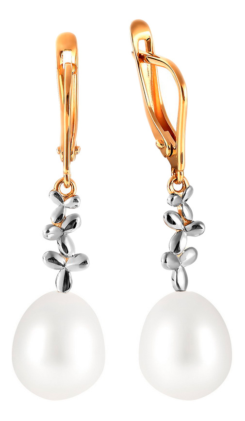 

Серьги из красного золота с жемчугом Примаэксклюзив 290-1-1051R, 290-1-1051R