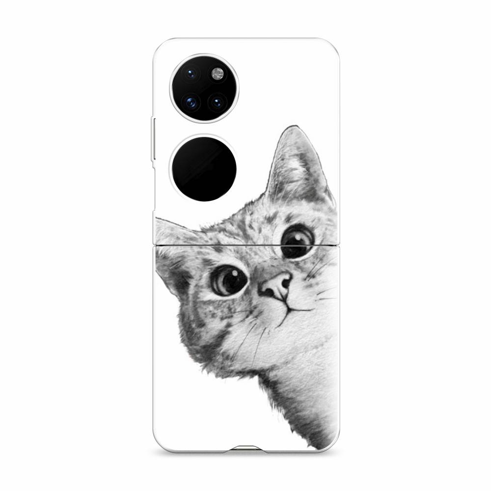 

Чехол Awog "Кот рисунок черно-белый" для Huawei P50 pocket, 6107440-1