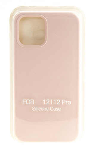 

Hакладка Silicone Cover для iPhone 12/12 Pro, пудровый (10)