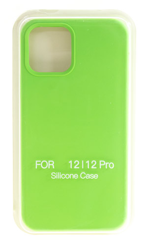 

Hакладка Silicone Cover для iPhone 12/12 Pro, салатовый (7), Зеленый