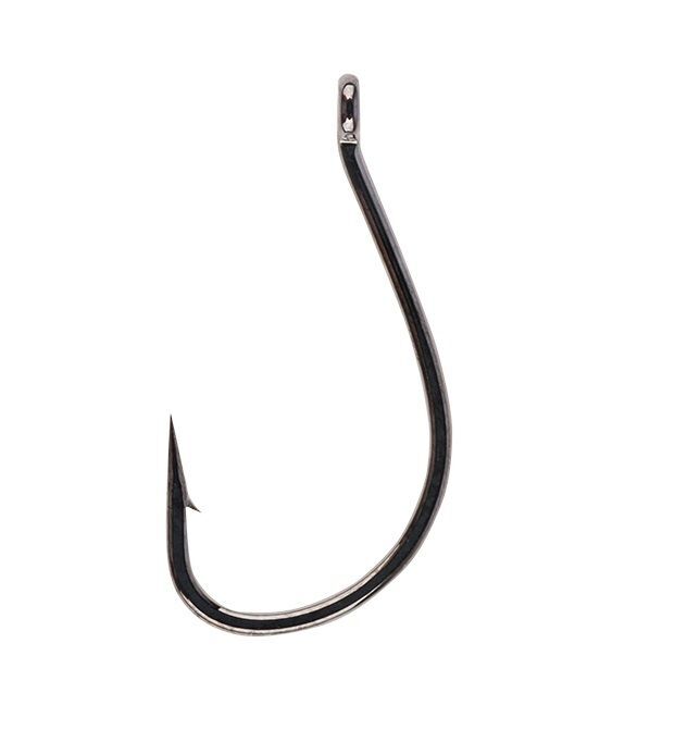 Одинарные крючки Maruto Chod Hook  №8 BN, с колечком, прямое острие, с бородкой