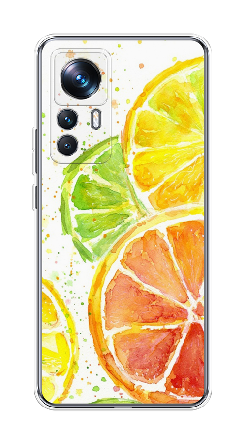 

Чехол на Xiaomi 12T Pro "Цитрусовые", Белый;желтый;красный;зеленый, 315750-1