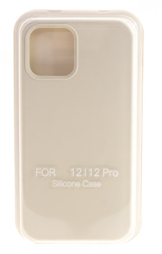 

Hакладка Silicone Cover для iPhone 12/12 Pro, молочный (26)