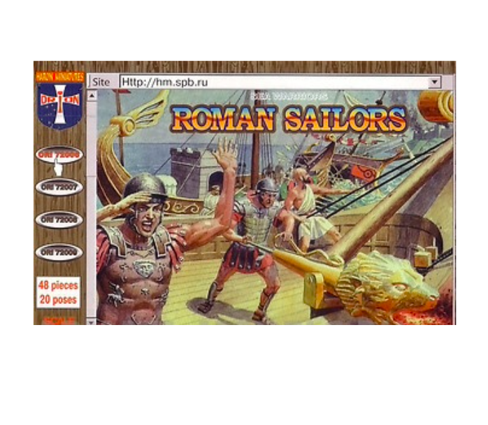 

ORI72006 Фигуры Roman Sailors 1/72, 4820203720064