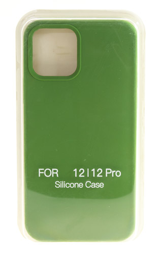 

Hакладка Silicone Cover для iPhone 12/12 Pro, зеленый (17)