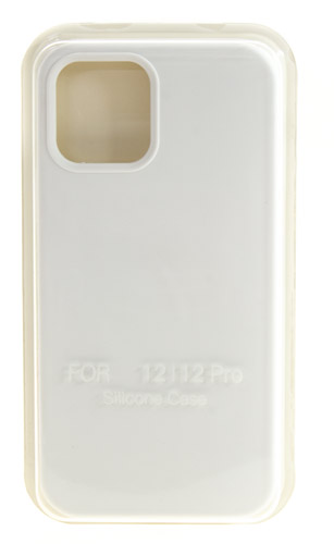 

Hакладка Silicone Cover для iPhone 12/12 Pro, белый (21)