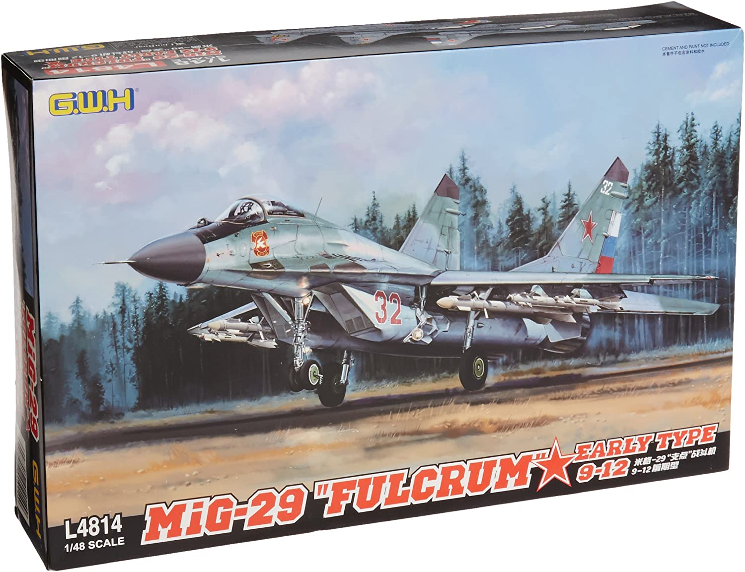 

L4814 Самолет МИГ-29 9-12 Fulcrum Early Type