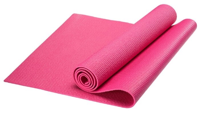 фото Hkem112-06-pink коврик для йоги, pvc, 173x61x0,6 см (розовый) nobrand