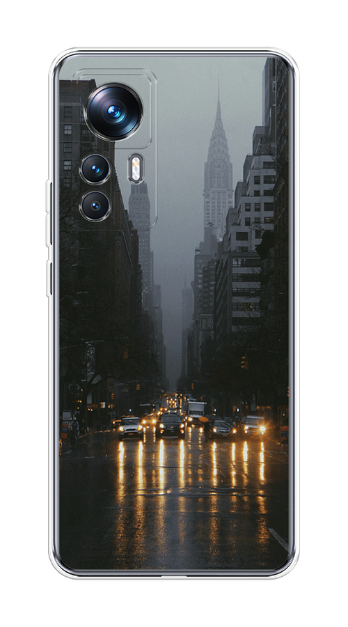 

Чехол на Xiaomi 12T Pro "Дождливый Нью Йорк", 315750-1