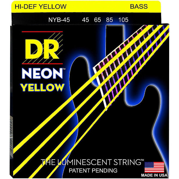 

Dr Nyb-45 (45-105) Neon Струны для бас гитар люминесцентные