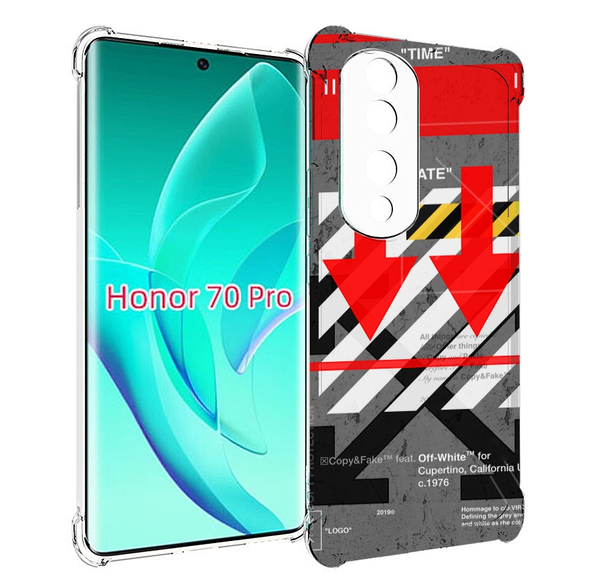 

Чехол MyPads знаки-логотипы для Honor 70 Pro / 70 Pro Plus, Прозрачный, Tocco