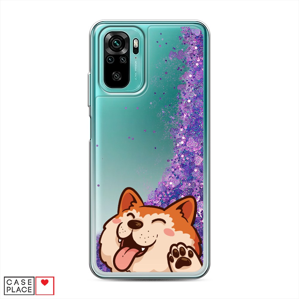 

Чехол Awog на Xiaomi Redmi Note 10/Note 10S/M5s "Акита-ину машет", Разноцветный, 39792-1